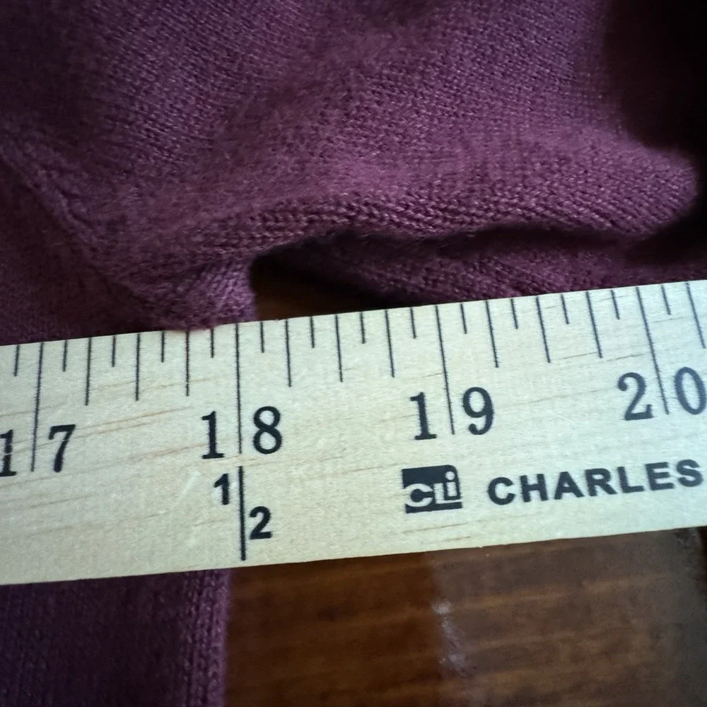 Soul of London 1/4 Zip Sweater Burgundy Textured‎ Knit Pullover Men's Small